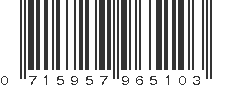 UPC 715957965103
