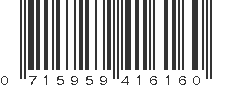 UPC 715959416160