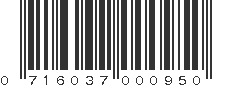 UPC 716037000950