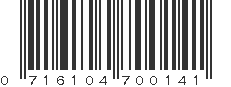 UPC 716104700141