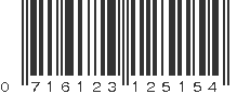 UPC 716123125154