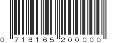 UPC 716165200000