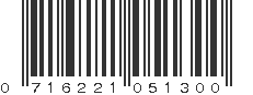 UPC 716221051300