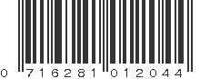 UPC 716281012044