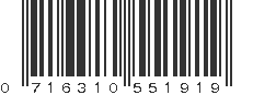 UPC 716310551919