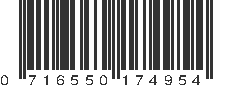 UPC 716550174954