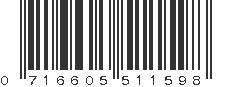 UPC 716605511598