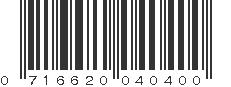 UPC 716620040400