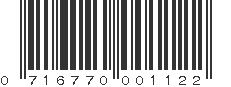 UPC 716770001122