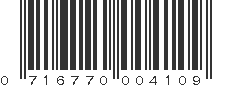 UPC 716770004109