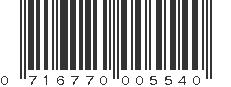 UPC 716770005540