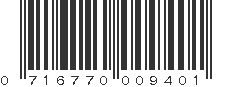 UPC 716770009401