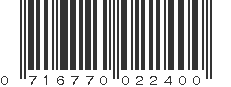 UPC 716770022400