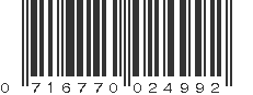 UPC 716770024992