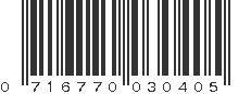 UPC 716770030405