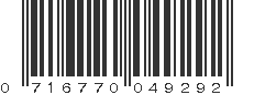 UPC 716770049292