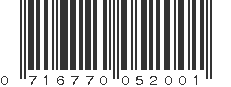 UPC 716770052001