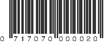 UPC 717070000020