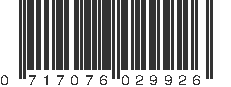 UPC 717076029926