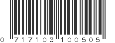 UPC 717103100505