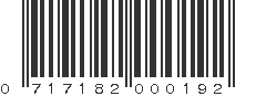 UPC 717182000192