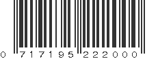 UPC 717195222000