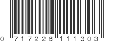 UPC 717226111303