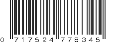 UPC 717524778345