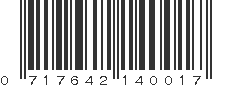 UPC 717642140017