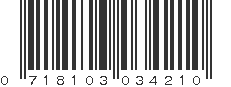 UPC 718103034210