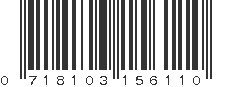 UPC 718103156110