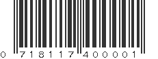 UPC 718117400001