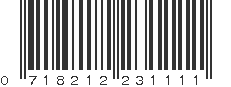 UPC 718212231111