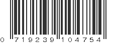 UPC 719239104754