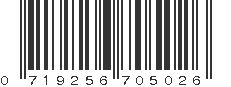 UPC 719256705026