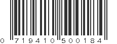 UPC 719410500184