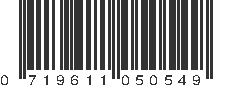 UPC 719611050549