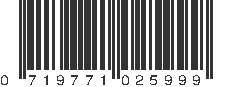 UPC 719771025999