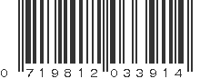 UPC 719812033914