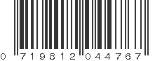 UPC 719812044767