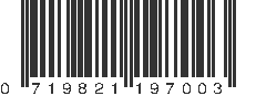 UPC 719821197003