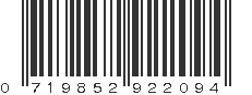 UPC 719852922094