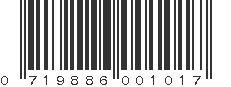 UPC 719886001017