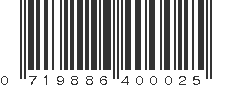 UPC 719886400025