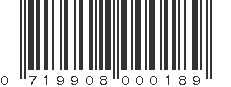 UPC 719908000189