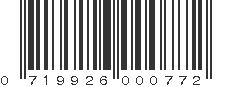 UPC 719926000772