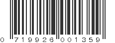 UPC 719926001359