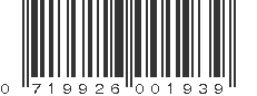 UPC 719926001939