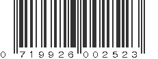 UPC 719926002523