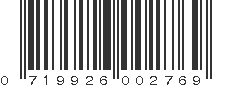 UPC 719926002769